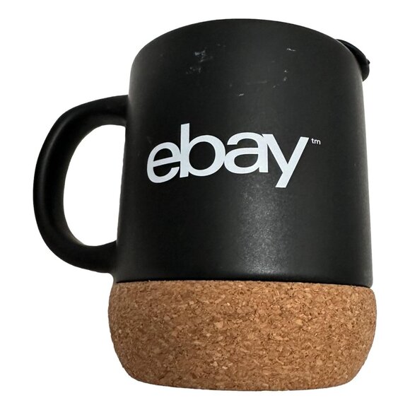 Ebay Coffee Mug Ebay Canada Seller Swag Lot 2 Black Ceramic Cork w Lids New - Picture 11 of 13